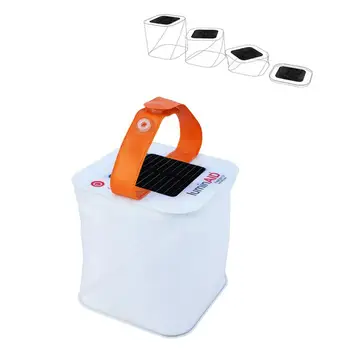 

Foldable Inflatable Cube Solar Light Waterproof Outdoor Lantern Protable 3 Modes LED Lamp for Garden