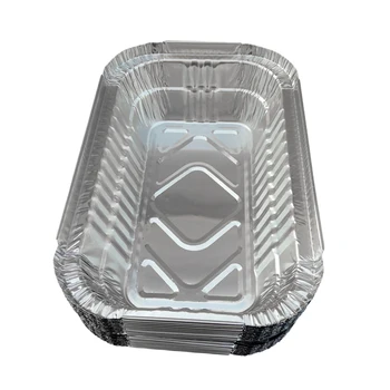 

20Pcs/Set Disposable Aluminum Foil Grill Drip Pans for BBQ Baking 700ml