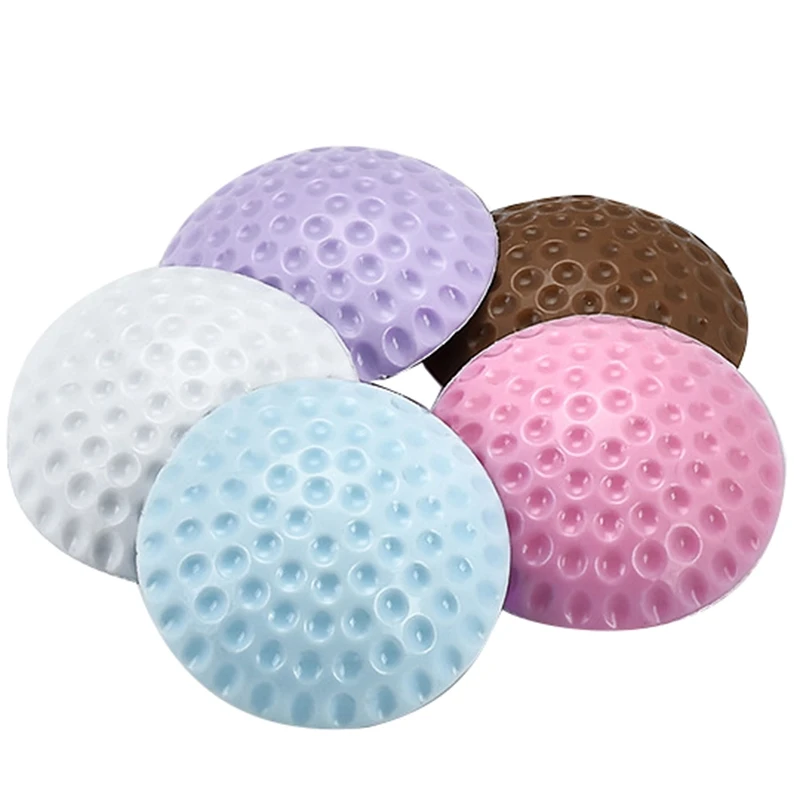 

20Pcs Wall Thickening Mute Door Fenders Golf Modelling Silicone Fender Handle Door Lock Protective Pad Protection Wall Stick Mat