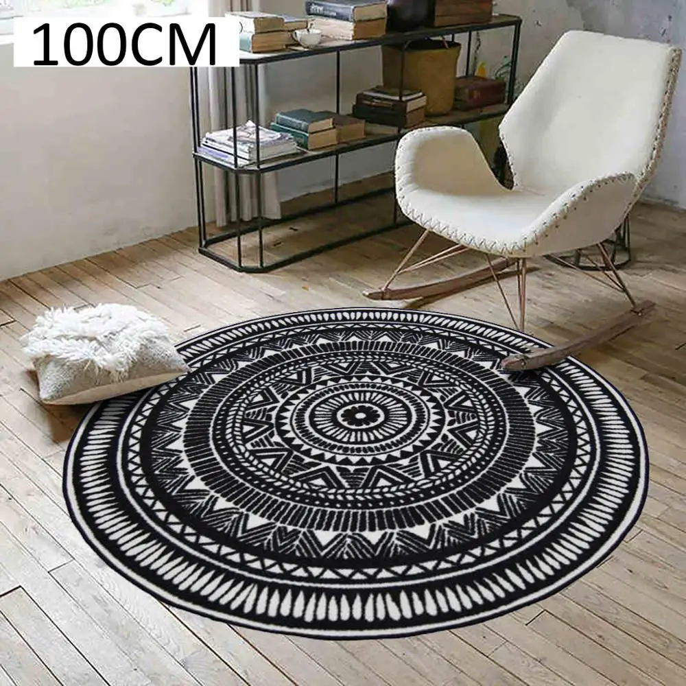 

Geometric Living Room Bedroom Computer Hanging Basket Chair Creative Carpet,100 cm