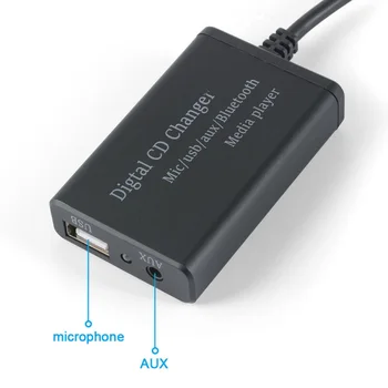 

Mic Cable Car Bluetooth Aux 11V-14.6V Accessories Parts Module Unit Adapter Kit
