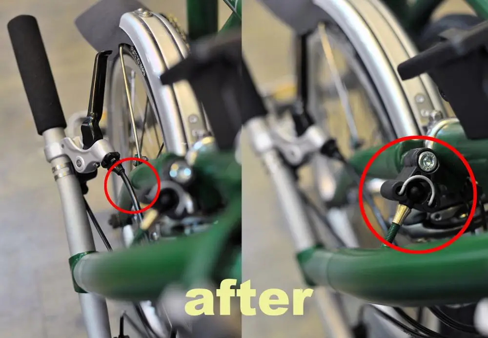 UnionJack Bike for Brompton Fork Catcher ball extension Brake