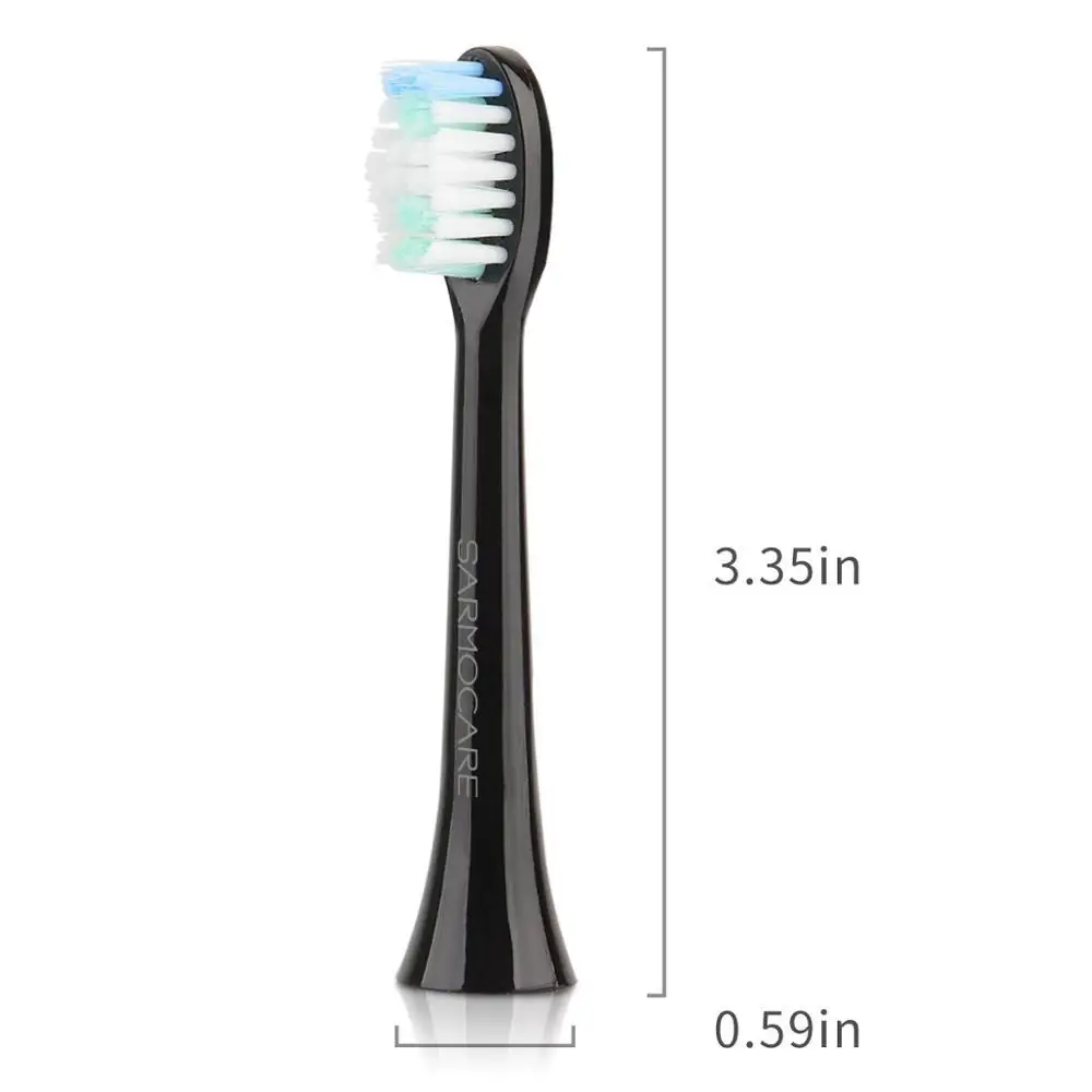 Toothbrushes Head for Sarmocare S100/200 2PC Ultrasonic Sonic Electric Toothbrush fit Digoo DG-YS11 Electric Toothbrushes Head Toothbrushes Head for Sarmocare S100/200 2PC Ultrasonic Sonic Electric Toothbrush fit Digoo DG-YS11 Electric Toothbrushes Head
