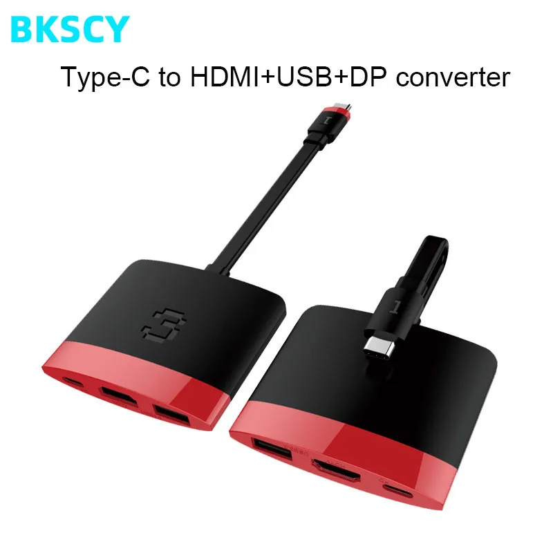 BKSCY USB C концентратор типа C до 3,0 концентратор HDMI 60 Гц Thunderbolt 3 адаптер для MacBook samsung Galaxy S9 huawei P20 type C usb-концентратор