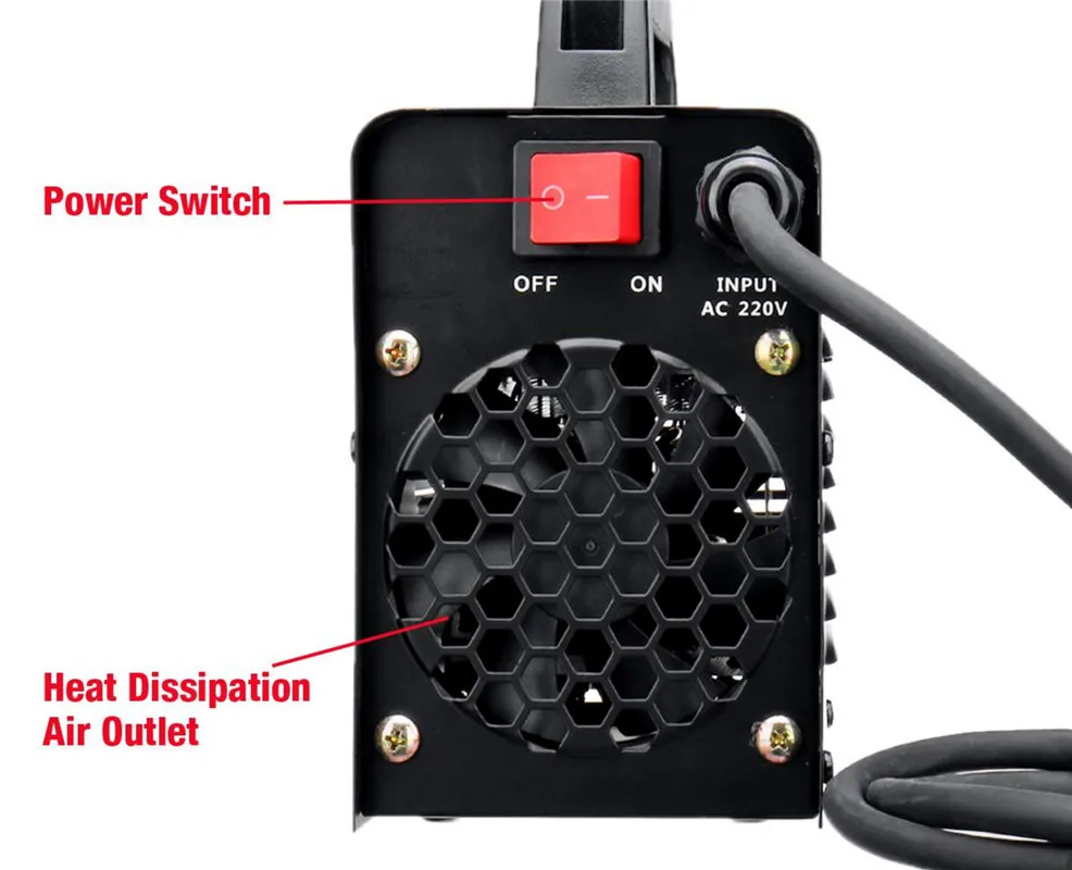 250A 220v LED Display Welding Machine Compact Mini MMA Welder Inverter Welding Semiautomatic Dc Machine ARC