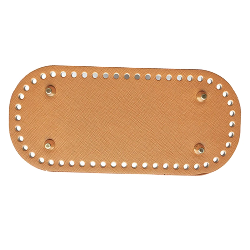 Hardened Leather DIY Bags Bottom Shaper Pad Insert Replacement Bag Making Parts leather bag bottom pad for crochet shaper tote Hardened Leather DIY Bags Bottom Shaper Pad Insert Replacement Bag Making Parts leather bag bottom pad for crochet shaper tote