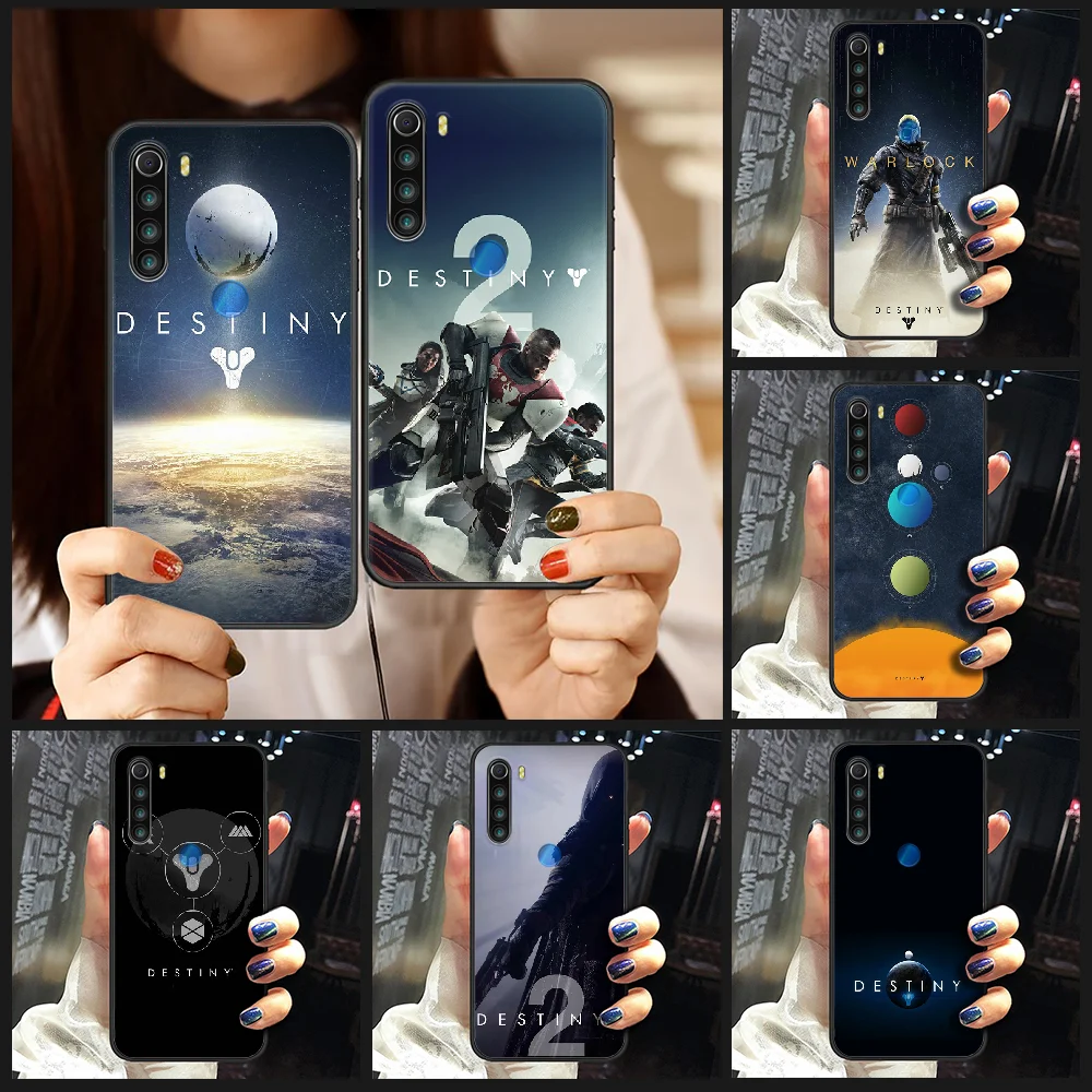 Чехол для телефона Destiny 2 game чехол XIAOMI Redmi 7a 8a S2 K20 NOTE 5 5a 6 7 8 8t 9 9s pro max черный сотового