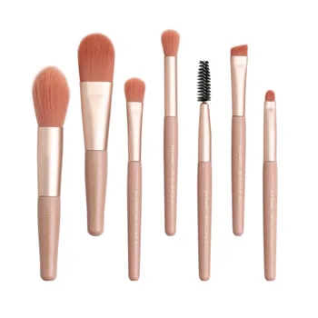 

MAANGE Pro 7Pcs/set Makeup Brushes Set Foundation Powder Eye Shadow Eyeliner Eyelash Eyebrow Blush Facial Makeup Cosmetic Tools