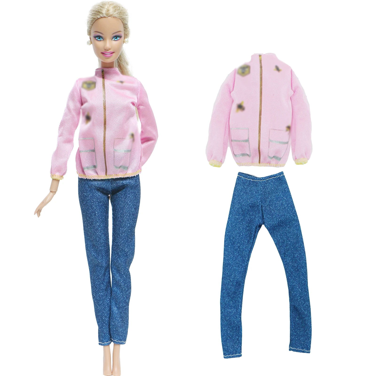 Roupa Da Boneca Artesanal 3 BJDBUS Pçs/set 1 Casaco Blusa 1 1 Saia Vestido  Desgaste Diário Outfit para Barbie Doll Crianças Casa De Bonecas Brinquedos  Do Bebê - AliExpress