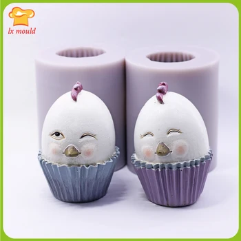 

New Cartoon 2 Angry Birds Egg Mold Silicone Chocolate Soap Candle Mold Muffin Cup Angry Birds DIY Tool