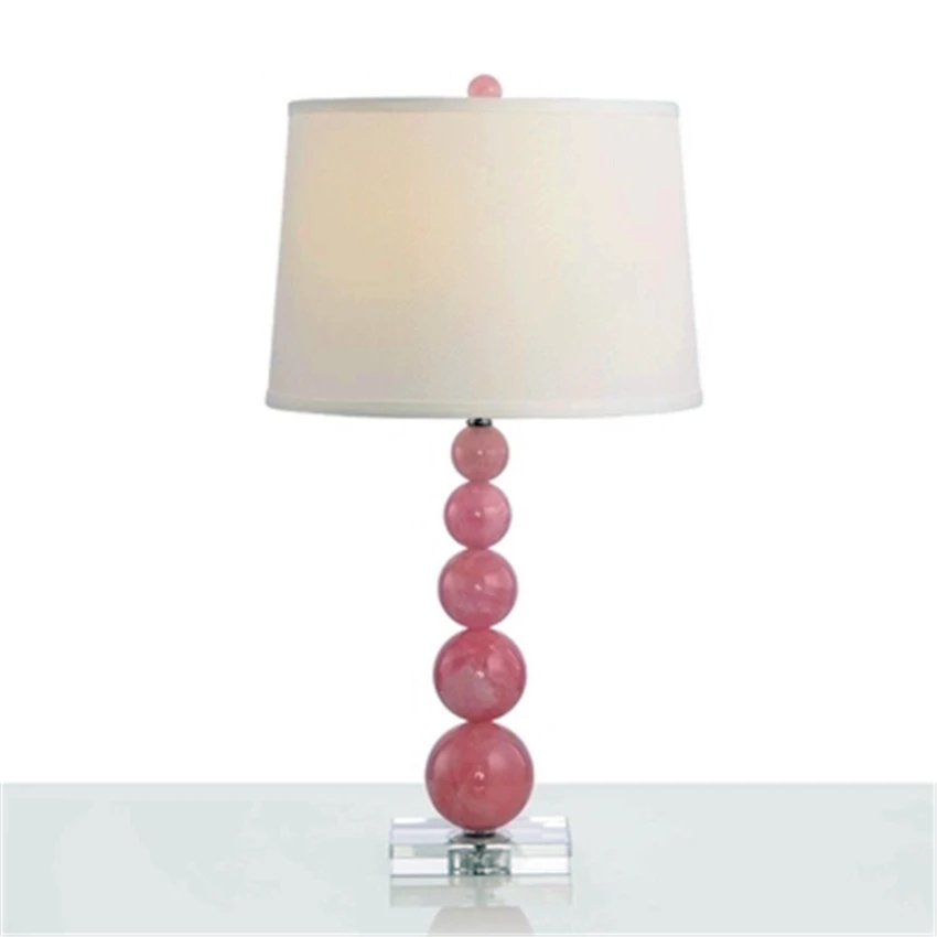 

ModernLED Pink Crystal Table Lamp Bedroom Bedside Decorative Lighting Table Lights Hotel Living Room Indoor Reading Lamps Avize