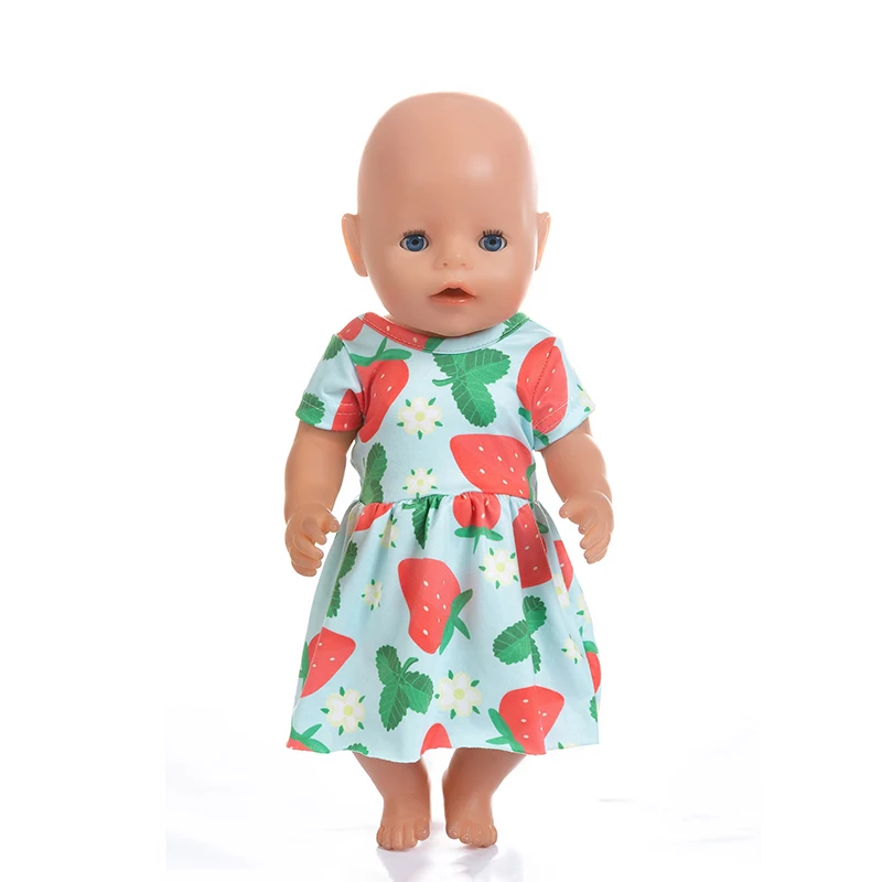 Born New Baby Doll Одежда Подходит для 18 дюймов 40-43 см красный, синий и зеленый Русалка Кукла Одежда Аксессуары для ребенка подарок на день рождения