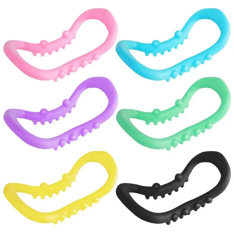 Massage Yoga Circle TPE Pilates Ring Gym Home Fitness Workout Sports Training Equipment Tool Accessories