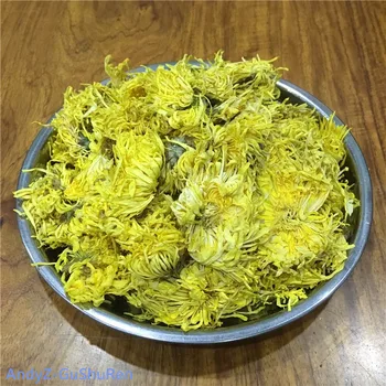 

2020 5A Gold Wire Chrysanthemum Tea Fresh Natural Organic Flower Tea Green Food For Weight Loss Health Care Kung Fu Tea