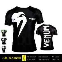 Змеиная шкала с коротким рукавом фитнес ММА Боксерские майки Тигр Муай Тай Рашгард джиу джитсу король боксерская футболка ММА компрессионная