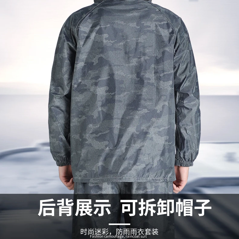 Camuflagem moda capas de chuva definir homens