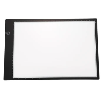 

AAAJ-A4 LED Light Box Pad Drawing Tracing Tracer Copy Board Table Pad Panel Copy Board with Stepless Function Brightness Control