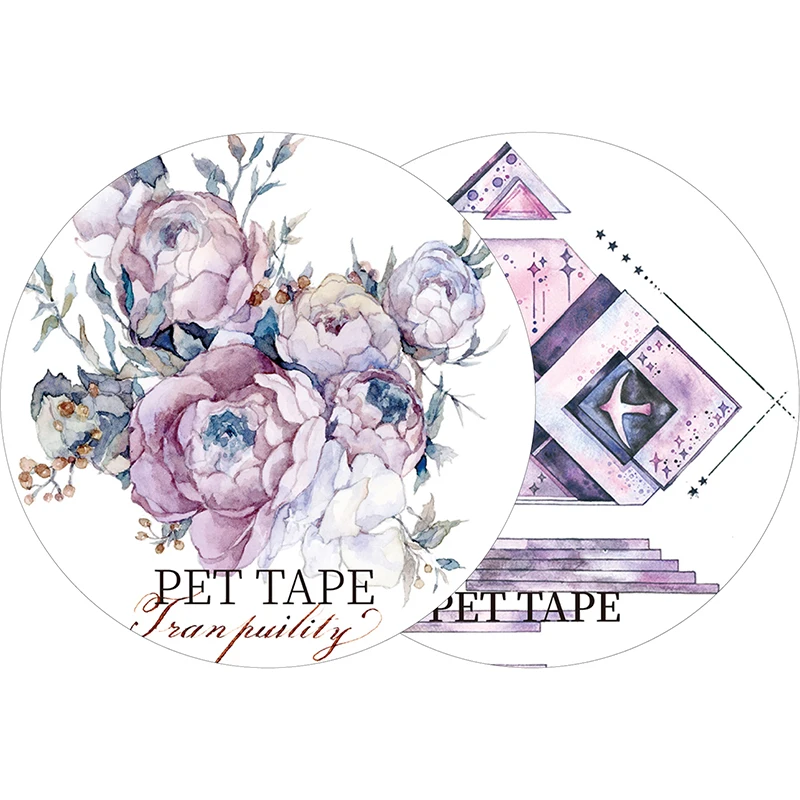 

WOKO Beautiful Flowers Blooming in Spring/Pink Dream Decoration Washi Tape DIY Planner Diary Scrapbooking Masking Tape Escolar