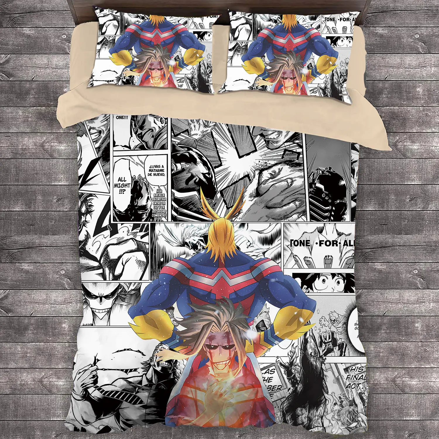 Popular Anime My Hero Academia 3D Bedding Set Duvet Covers Pillowcases Comforter Bedclothes Bed Linen bedding sets  04 