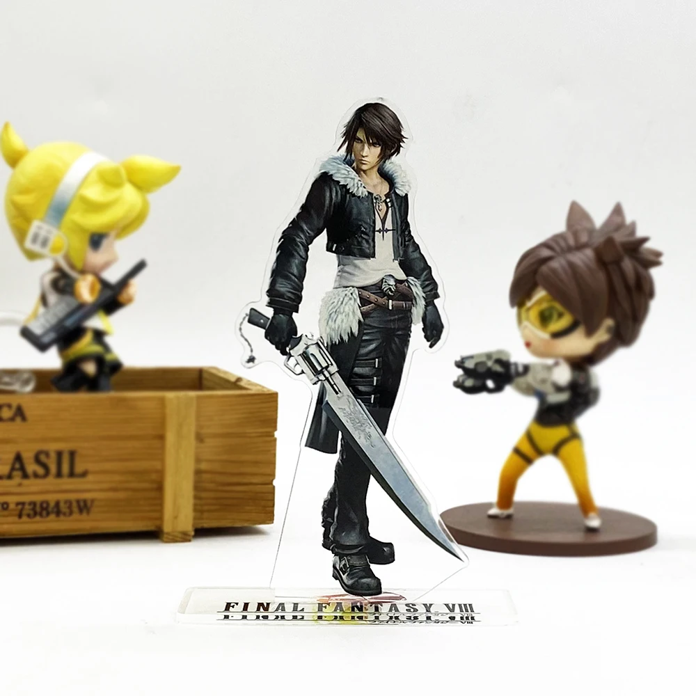 Final Fantasy FF Ⅷ 8 Squall Rinoa acrylic stand figure model plate holder cake topper anime cool - Цвет: Squall