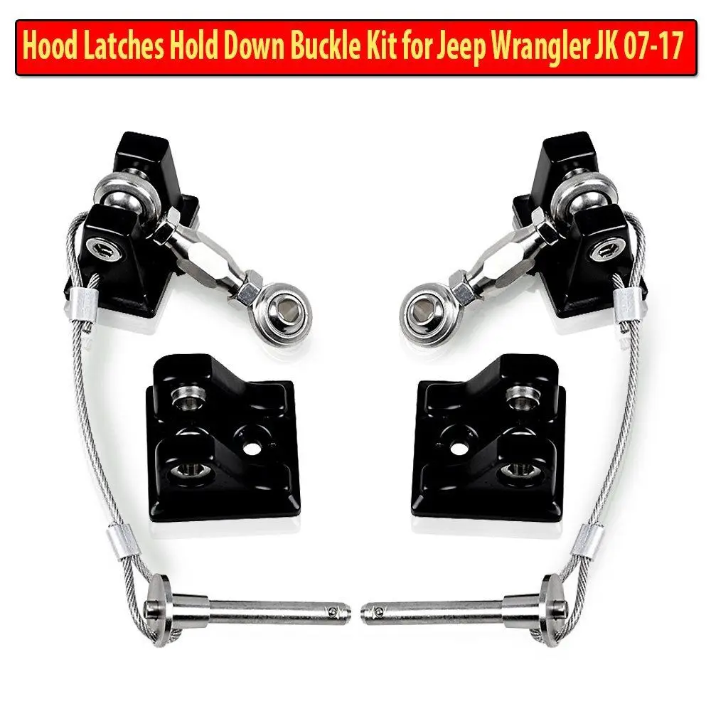 Защелка капота замок защелка держатель подходит 2007+ для JEEP Wrangler JK JL Unlimited JKU