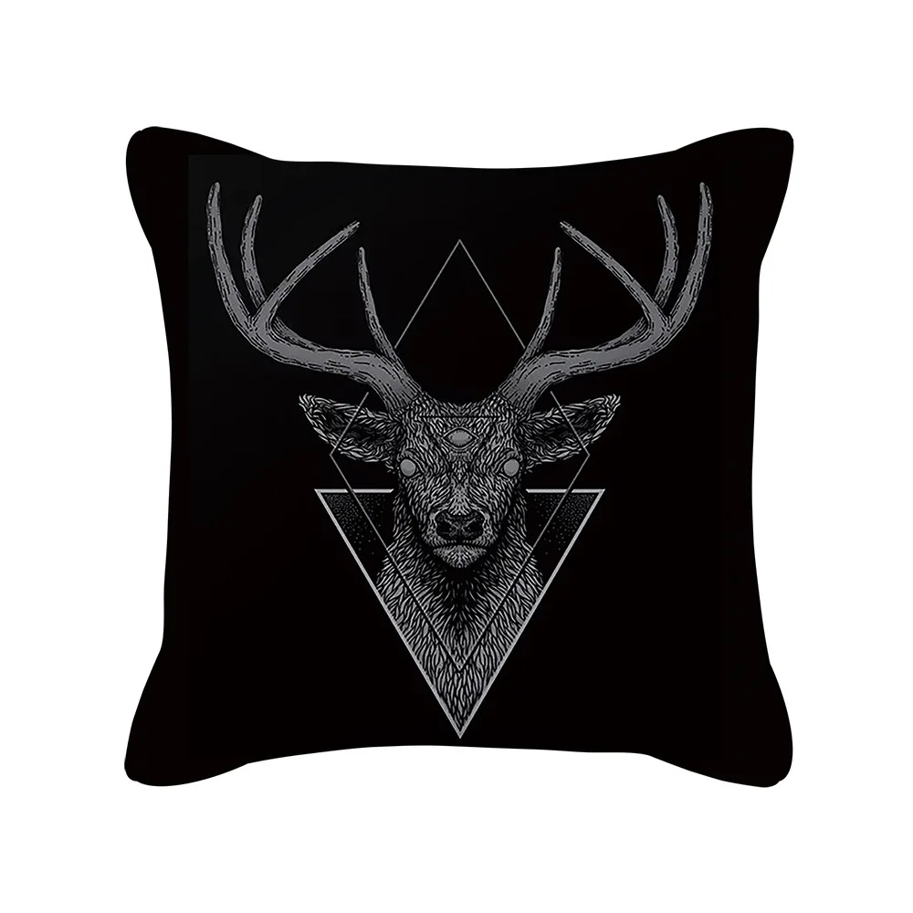 Punk Style Cushion Cover Skull Print Office Sofa Car Pillow Case Home Decor Throw Pillow Cover Outdoor Square Pillowcase45x45cm Punk Style Cushion Cover Skull Print Office Sofa Car Pillow Case Home Decor Throw Pillow Cover Outdoor Square Pillowcase45x45cm
