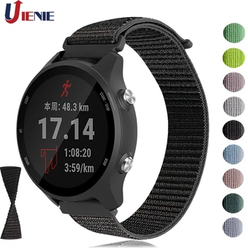 

Watchband Strap for Garmin Forerunner 245 245M 645 Vivoactive 3 Music Band 20mm Nylon Bracelet Wristband Sport Replacement Band
