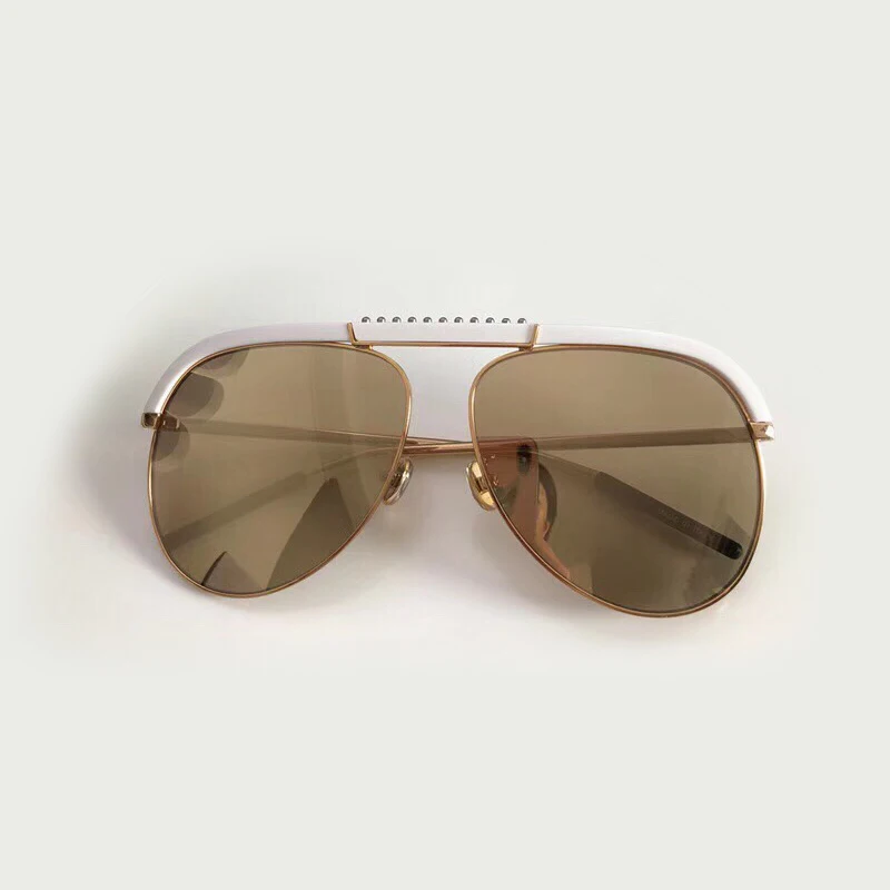 No6 Sunglasses Женские солнцезащитные очки пилота, высокое качество, ацетатная оправа, высокое качество, Oculos De Sol Feminino, винтажные модные очки, женские солнцезащитные очки - Цвет линз: No6 Sunglasses