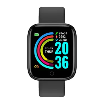 

Y68 Color Screen Smart Bracelet Real-Time Sleep Monitoring Anti-lost Function Smart Alarm Clock Sedentary Reminder