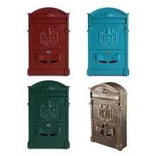 Zamykana bezpieczna skrzynka pocztowa skrzynka na listy ze stali nierdzewnej skrzynka na listy pocztowe Model brąz tanie i dobre opinie CN (pochodzenie) Metal Garden Other Mail Letter Post Box