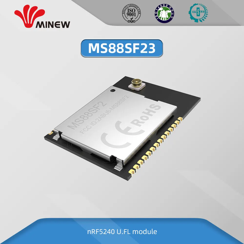 Minew nRF52840 модуль MS88SF2 соединитель UFL для внешней антенны