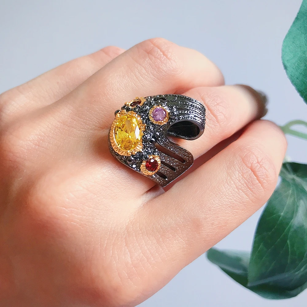 Kopen DreamCarnival1989 Geven U @ Verschillende Look Vrouwen Ringen Twisted Ribbon Ontwerp Unieke Kwaliteit Chic Cz Mode sieraden 2019 WA11753