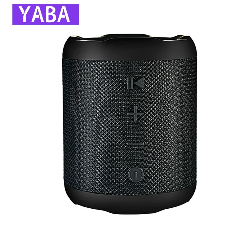 

YABA Mini Bluetooth Low Speaker, Outdoor Portable Speaker Stereo Wireless Column Speaker Support TF FM USB AUX