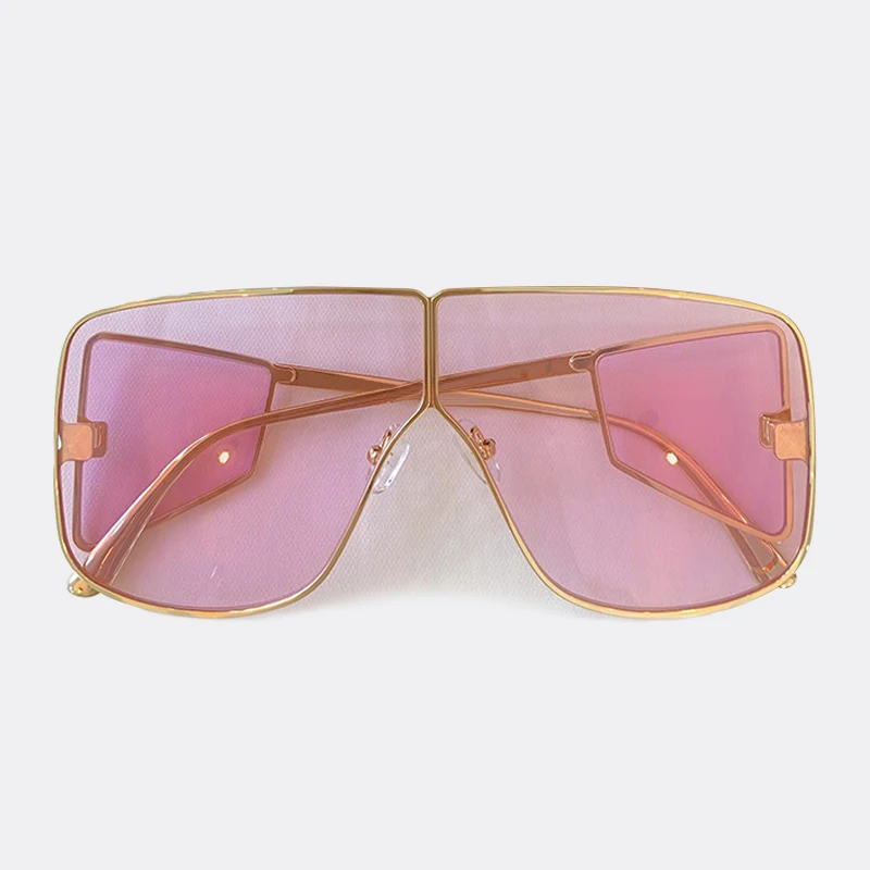No.2 Sunglasses Мужские квадратные солнцезащитные очки с плоским верхом, женские модные солнцезащитные очки в стиле ретро, мужские винтажные очки UV400 - Цвет линз: No.2 Sunglasses
