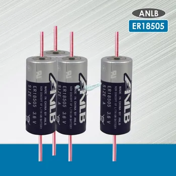

4pcs HOT NEW ANLB 3.6V 4000mah ER18505M ER1850518505 LiSOCI2 PLC control Li-ion batteries with pins