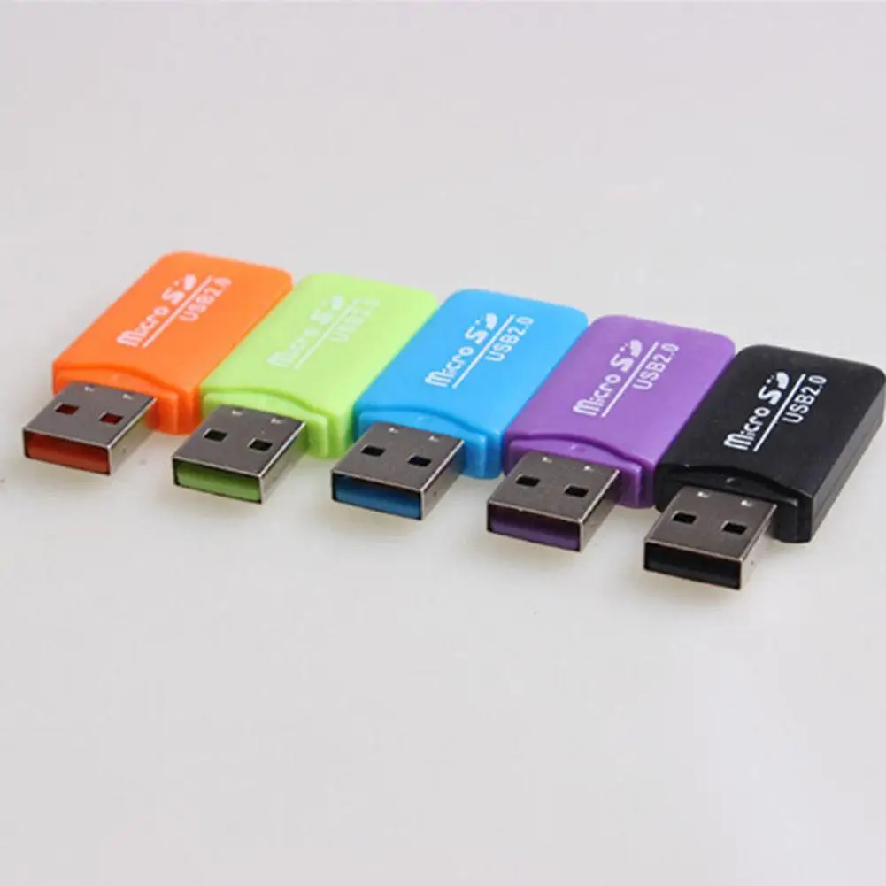 5 цветов 2 в 1 USB OTG кард-ридер Универсальный Micro USB OTG TF/SD кард-ридер телефонные удлинители Micro USB OTG адаптер