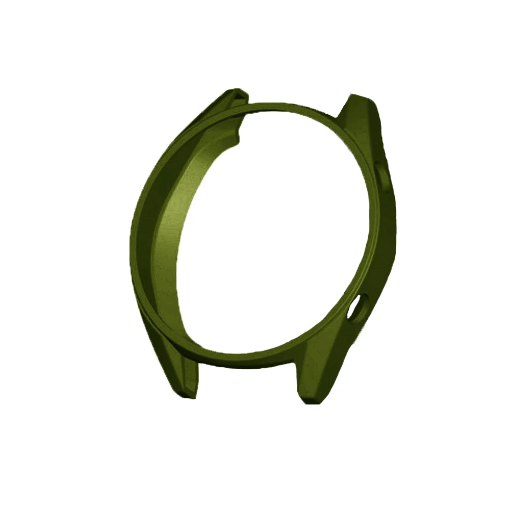 Мягкий чехол из ТПУ, защитный чехол с защитой от царапин, защитная рамка для huawei Watch GT/GT 2 46 мм, аксессуары для умных часов - Цвет: army green