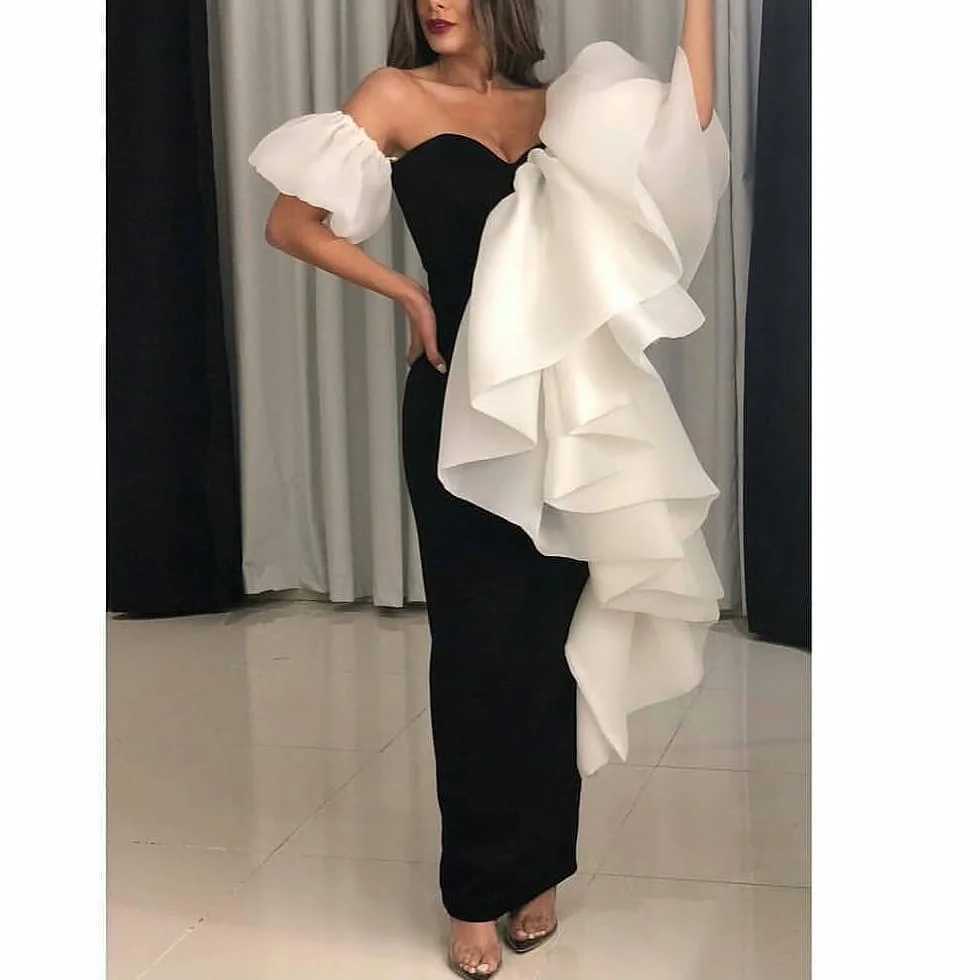 

Plus Size Muslim Evening Prom Dresses Dubai 2020 Women's Night Formal Party Gala Dress