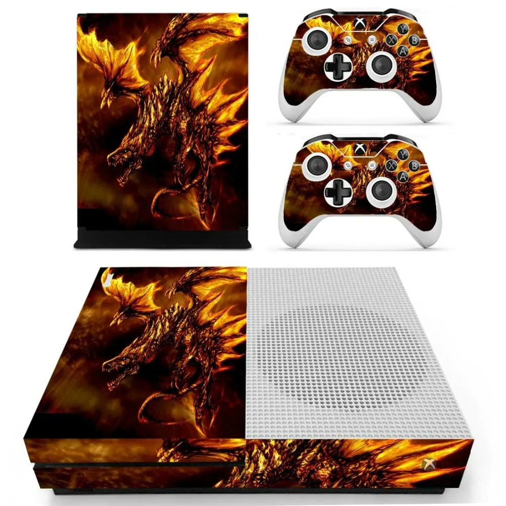 Наклейка из кожи Дракона Для Xbox One S консоль и контроллеры для Xbox One тонкий стикер кожи s винил