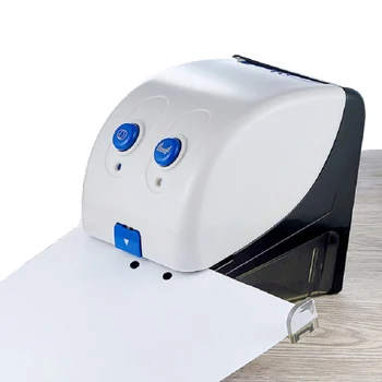 

Electric Hole Punch and Stapler Office Stationery Punching Device Document Paper Automatic Punching Binding Machine (20 Sheets)