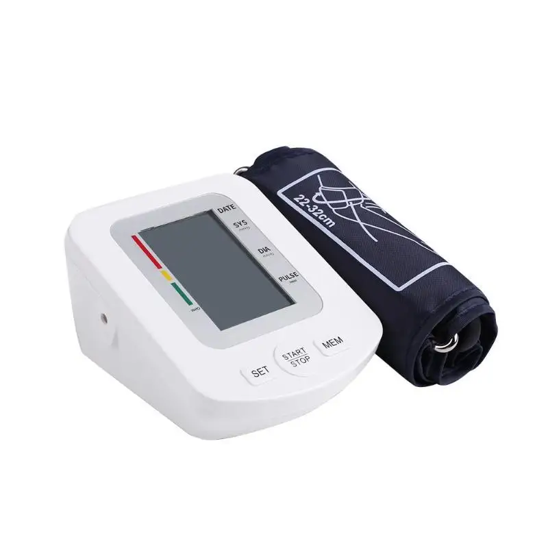 

Portable Tonometer LCD Digital Arm Blood Pressure Voltage and Electricity Detection Monitor Meter Sphygmomanometer