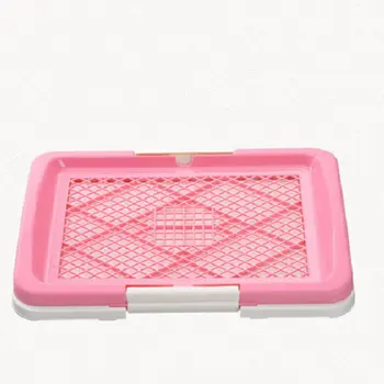 

Portable Dog Potty Home Training Toilet Pad Platic Park Mat Lightweight Outdoor Indoor Dog Toilet MeshPinkL