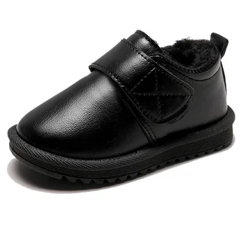 

Baby Girls Ankle Boots 2019 Autumn Winter Boys Waterproof Leather Boots Little Kids Student Shoes 2 3 4 5 6 7 8 9 10 11 12 Year