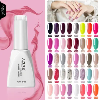 

Azure Best Selling Professional UV Nail Gel Polish 120 Colors Nail Gel Lacquer 3D Glitter Gel Nail Polish Soak Off Nail Varnish