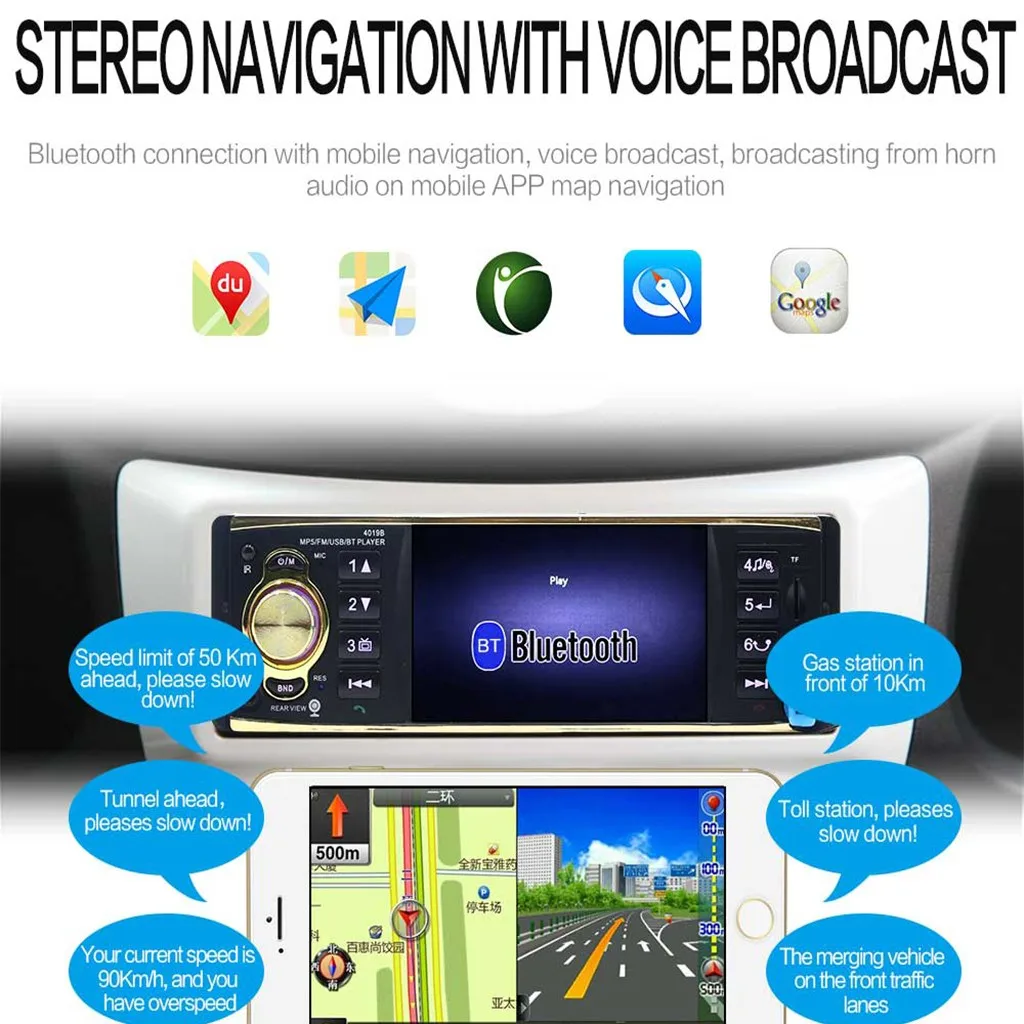 Swm-4019b автомобильный Mp5 Плеер Bt Hands-free Реверсивный приоритет Автомобильный Mp3 карта Fm музыкальный Плеер На Авто Магнитолу#7