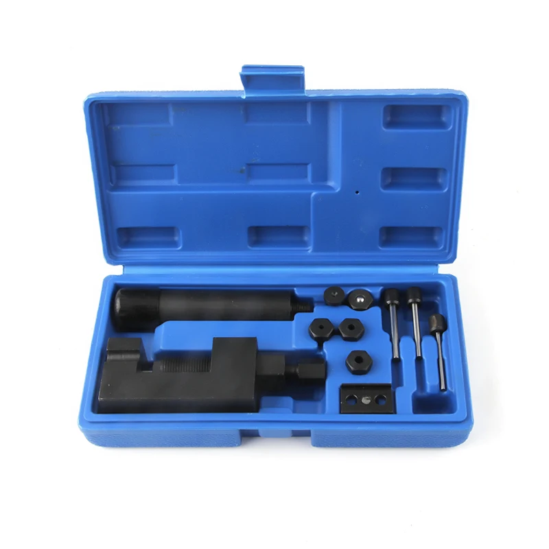 Motorcycle Chain Tool Set Chain Breaker Cutter Splitter Riveter Riveting 4 pins For 415 420 428 520 525 530 630