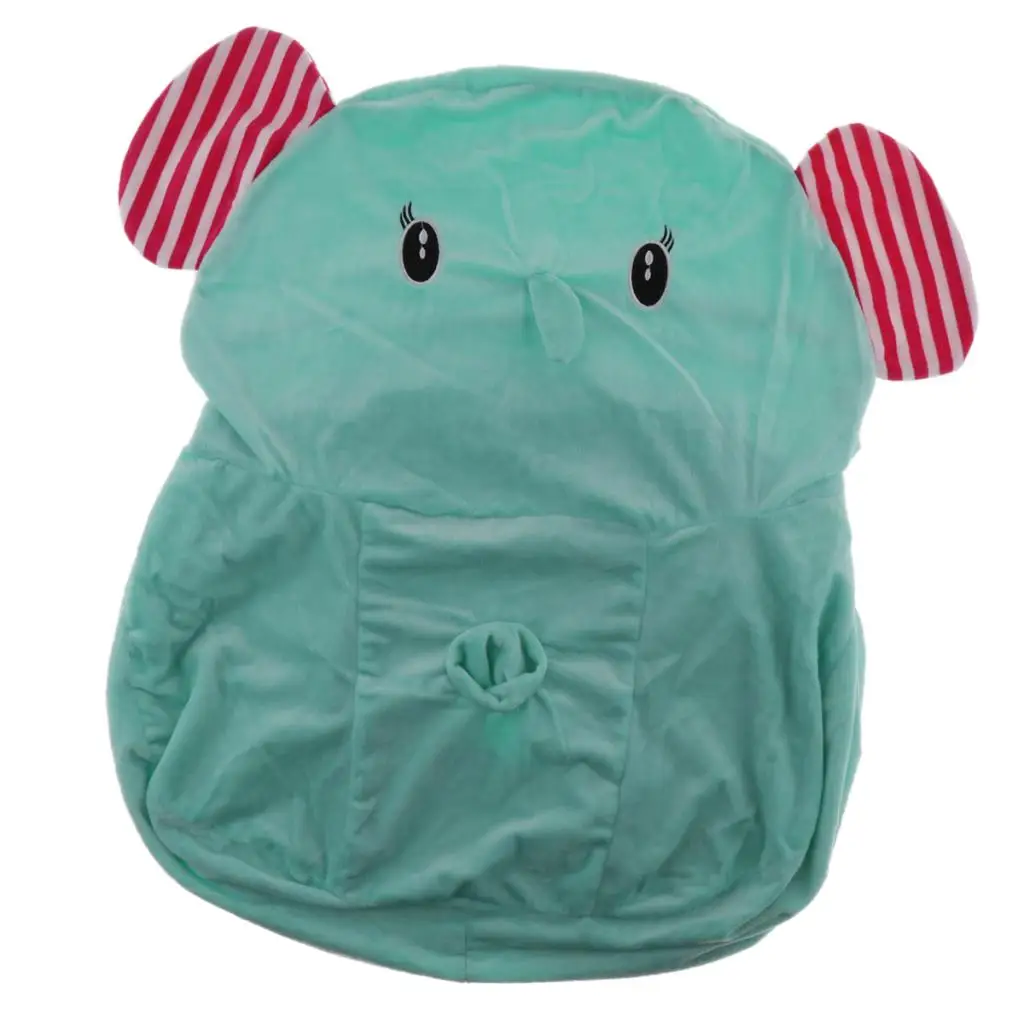 Baby Kids Foldable Sofa Infant Cartoon Seat Chair Children Plush Toys Without Filler Inside Only Cover