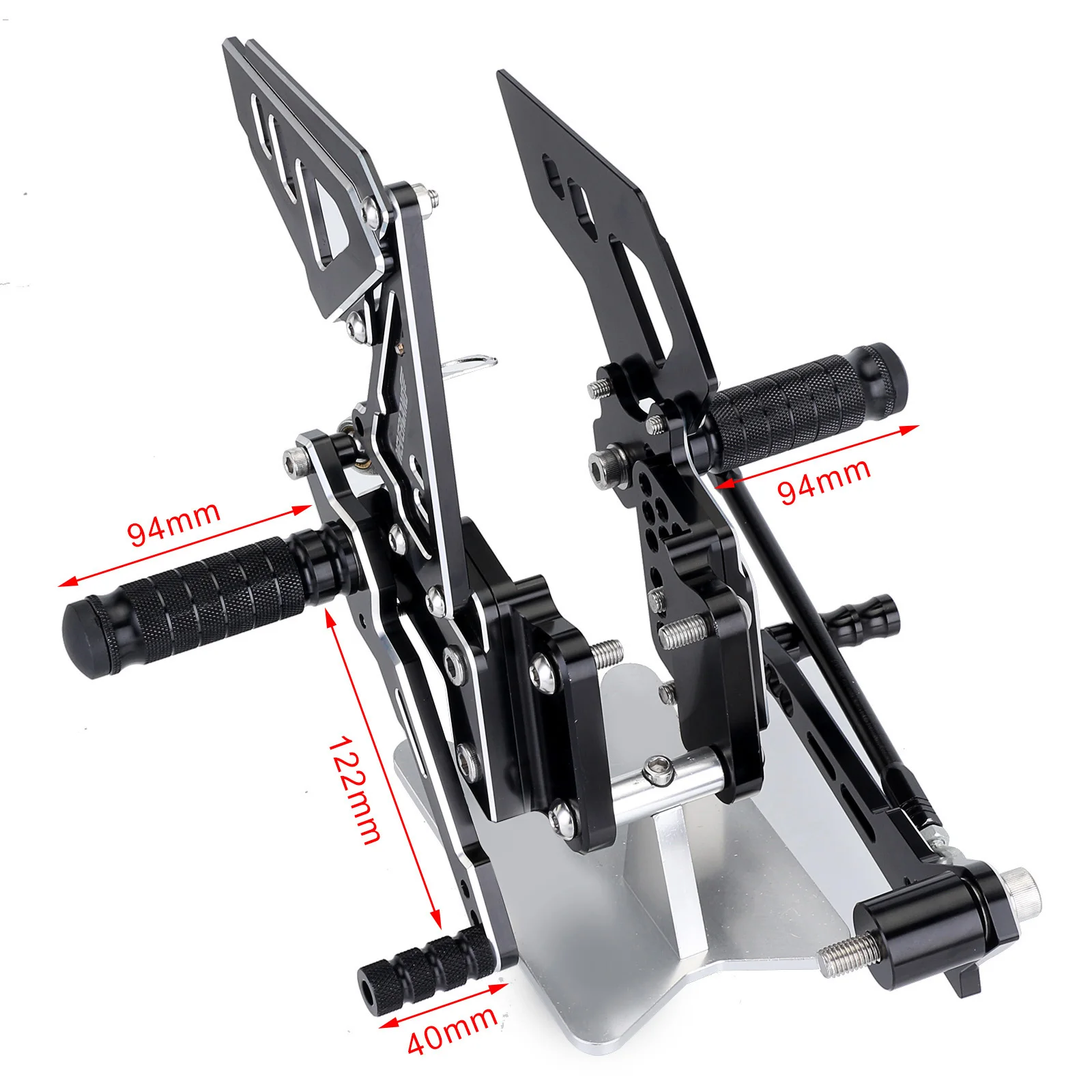 

Footrest Sets Rearsets Rear For SUZUKI GSX-R600 GSX-R750 2006 2007 2008 2009 2010 Shift Lever Brake Pedal Foot Pegs Rear Set