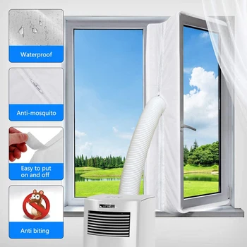 

Universal Air Lock Window Seal Cloth Plate 4 m Hot Airs Stop Conditioner Outlet Window Sealing Kit for Mobile Air Conditioner
