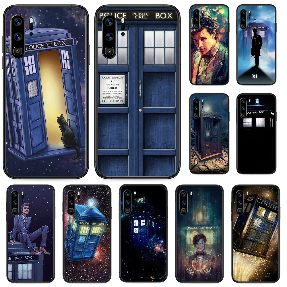 Чехол для телефона Doctor Who Huawei P 9 Smart 10 20 30 40 8 Lite Mini Z 2019 Pro Черная задняя Красивая